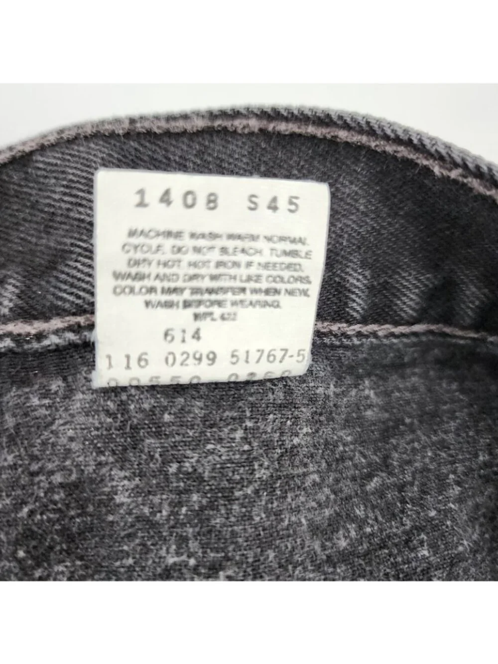 Levis 550 Jeans Mens 38x29 Black Y2K Vintage 90s Baggy Relaxed Fit Denim